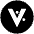 Vrc Icon from Cryptocurrency Black Set