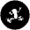 Wabi Icon from Cryptocurrency Black Set