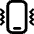 Phone Vibrate Icon from Ultimate Bold Set