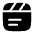 Clapperboard Text Icon from Solar Bold Set