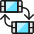 Video Edit Flip Screen Icon from Ultimate Colors Set