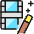 Video Edit Magic Wand Icon from Ultimate Colors Set