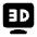 Video Screen 3d icon - Free transparent PNG, SVG. No sign up needed.