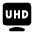Video Screen Ultra High Defination Uhd icon - Free transparent PNG, SVG. No sign up needed.