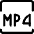 Vide Document Mp 4 1 Icon from Ultimate Regular Set