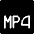 Vide Document Mp 4 1 Icon from Ultimate Bold Set