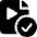 Video File Check Icon from Ultimate Bold Set