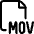 Video File Mov Icon from Ultimate Regular Set