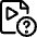 Video File Question Icon from Ultimate Regular Set