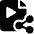 Video File Share Icon from Ultimate Bold Set