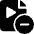 Video File Subtract Icon from Ultimate Bold Set