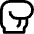 Video Games Boxing Glove Icon from Nova Line Set