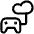 Cloud Gamimg Service Joystick Connected icon - Free transparent PNG, SVG. No sign up needed.