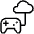 Cloud Gamimg Service Joystick Connected icon - Free transparent PNG, SVG. No sign up needed.