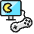 Video Game Controller Monitor Icon from Ultimate Colors Set