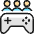 Video Game Controller Team icon - Free transparent PNG, SVG. No sign up needed.