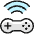 Video Game Controller Wifi Icon from Ultimate Colors Set