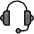 Meeting Headphones Icon from Ultimate Colors Set