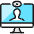 Meeting Monitor Webcam Icon from Ultimate Colors Set