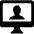 Meeting Monitor Webcam Icon from Ultimate Bold Set