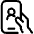 Meeting Smartphone Hold Icon from Ultimate Regular Set
