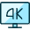 Modern Tv 4k Icon from Ultimate Duotone - Free Set