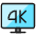 Modern Tv 4k Icon from Ultimate Colors - Free Set