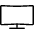 Modern Tv Curvy Edge Icon from Ultimate Light - Free Set