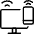 Smart Tv And Phone Icon from Ultimate Light - Free Set