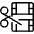 Video Edit Cut Icon from Ultimate Light - Free Set