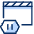 Clapboard Pause icon - Free transparent PNG, SVG. No sign up needed.