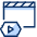Clapboard Play icon - Free transparent PNG, SVG. No sign up needed.