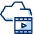 Video Cloud icon - Free transparent PNG, SVG. No sign up needed.