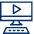 Video Computer Icon from Cyber Line Set | Free Download as SVG Vector and Transparent PNG | Streamline icons