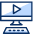 Video Computer Icon from Cyber Duotone Set | Free Download as SVG Vector and Transparent PNG | Streamline icons