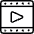 Video Player Movie 2 Icon from Ultimate Light Set