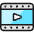 Video Player Movie Icon from Ultimate Colors Set