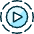 Video Player Playing Icon from Ultimate Duotone Set