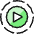 Video Player Playing Icon from Ultimate Colors Set | Free Download as SVG Vector and Transparent PNG | Streamline icons