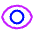 View Eye Solo Icon from Plump Neon Set