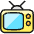 Vintage Tv Icon from Ultimate Colors Set