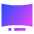 Ar Curve Screen Icon from Sharp Gradient Set