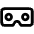 Glasses Virtual Reality Icon from Atlas Line Set