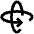 Rotation Arrows Icon from Atlas Line Set