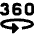 Vr 360 View Icon from Sharp Solid Set