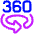 Vr 360 View Icon from Plump Neon Set