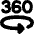Vr 360 View Icon from Flex Solid Set