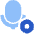 Microphone Setting Bolt Nut Icon from Plump Flat Set
