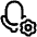 Microphone Setting Gear Icon from Plump Line Set