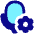 Microphone Setting Gear Icon from Plump Pop Set